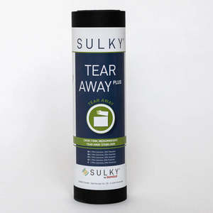 Embroidery Accessories: Sulky Tear Away Plus - 25cmx10m Rolls Embroidery Stabilizer