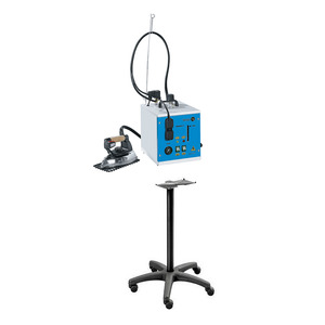 Steam Iron Boiler Set: Barbara 31 4.5L Boiler & Iron Combo with Wheeled Stand