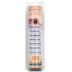 Embroidery Machines 1: Madeira Super Strong, Cut Away - Black