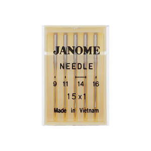 Janome Needles: Janome 15x1 Universal Needles - Assorted