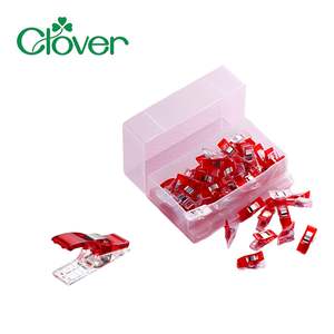 Clover: Clover Wonder Clips Red Colour - Pack of 50 Clips