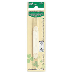 Clover Double Needle Threader