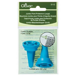 Knitting Supplies: Clover Jumbo Point Protectors (Large) - For Sizes 17 - 19