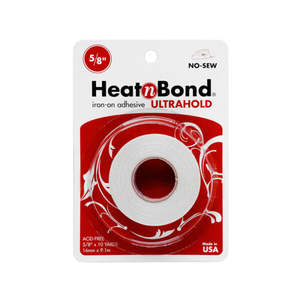 Embroidery Accessories: HeatnBond Hem UltraHold 5/8" Weight Iron-On Adhesive Tape