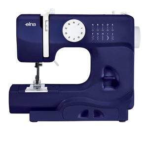 Elna Sewing Range: Elna 525 Mini Sewing Machine - Navy Blue (Perfect for Children)