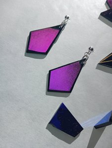 Geo Wing Earrings - Dirt Child Design
