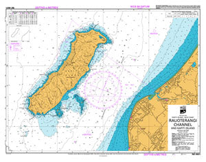 LINZ NZ4631 Rauoterangi Channel & Kapiti Island Paper Chart NZ