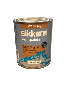 Sikkens Cetol Marine Natural Teak Wood Oil Varnish