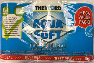 Aqua Soft Toilet Paper – Dissolving Marine & RV Toilet Tissue