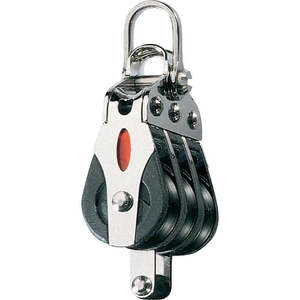Ronstan 20mm Ball Bearing Pulleys: Ronstan RF20312 Triple Block with Becket 20mm – Series 20 Ball Bearing Pulley