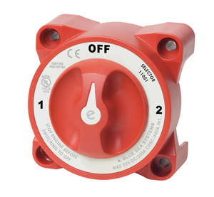 Battery Switches: Blue Sea E-Series 350A Battery Switch – 3 Position