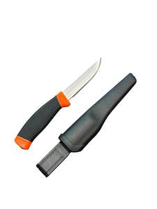 Rubber Handle Bait Knife with Protective Sheath