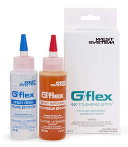 Epoxy Polyester Resins: WEST SYSTEM G/flex 650 Epoxy – Toughened Waterproof Marine Adhesive