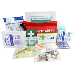 First Aid Kits: Premium Compact Envelope Style Lone Worker / Vehicle First Aid Kit