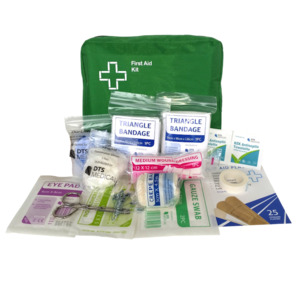 First aid Kit Lone Worker / Vehicle, Economy in Soft Pouch