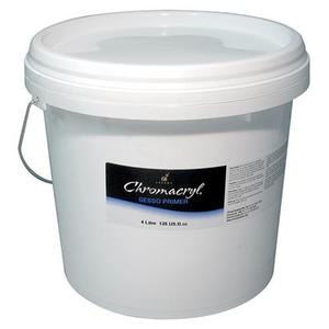 Paint Medium: Chromacryl Gesso Primer 4 Litres