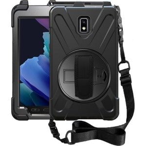 Office Bags Cases: Strike Rugged Carrying Case Samsung Galaxy Tab Active3 Tablet, Dust Resistant, Dirt Resistant, Shock Resistant, Scratch Resistant, Dent Resistant, Shock Proof, Drop Resistant, Bump Resistant, Damage Resistant, Impact Resistant, Hand Strap, Lanyard Strap