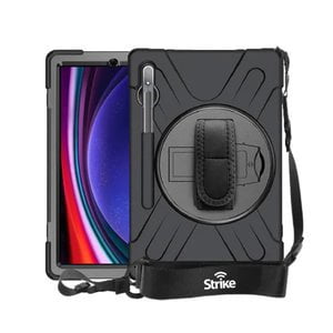 Strike Rugged Case with Hand Strap and Lanyard for Samsung Galaxy Tab S9 FE+/S9+&hellip;