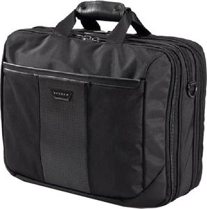 Briefcases: Everki Versa Premium Briefcase 17.3'', Checkpoint Friendly, Corner-guard Protection, Double-sided Organizational Panel, Trolley Handle Pass-through Strap