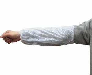 Polyethylene Sleeve Covers, 200mm x 400mm x 20mu x 1600 pieces - White