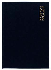Diaries Calendars Planners: 2026 Collins Diary A41, Day Per Page, Black, 210mm x 297mm