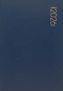 2026 Collins Diary A41, Day Per Page, Navy, 210mm x 297mm