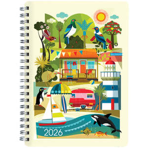 2026 Collins Pocket Diary A63, Week to View, Kiwi Vibe, Assorted Polyprop Covers&hellip;