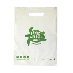 Compostable Punched Handle Retail Bags 260mm x 340mm x 400's Pack