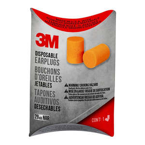 3m: 3M Disposable Earplugs, Price per pair (90581H200-C)