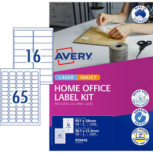Avery: Avery Home Office Label Kit Address Labels & Address Labels, 10 Sheets