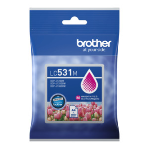 Brother LC531M Genuine Magenta Ink