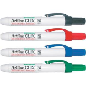 Artline: Artline 573 Clix Retractable Whiteboard Marker Bullet Tip 4's