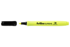 Artline: Artline Supreme Highlighter, Yellow, 12's pack