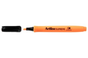 Artline Supreme Highlighter, Orange, 12's pack