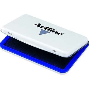 Artline EHJ-3 Stamp Pad, 67mm x 106mm, Blue