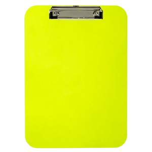 Marbig Professional A4 Neon Green Plastic Clipboard