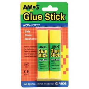 Amos Glue Stick 2 x 8gm