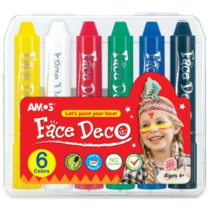 Amos: Amos Face Deco Facepaint Set, 6 Colours