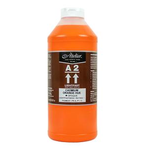 Chromacryl: A2 Lightfast Heavybody Acrylic 1 Litre Cadmium Orange Hue