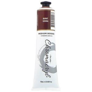 Chromacryl Acrylic Paint 75ml Tube - Burnt Sienna