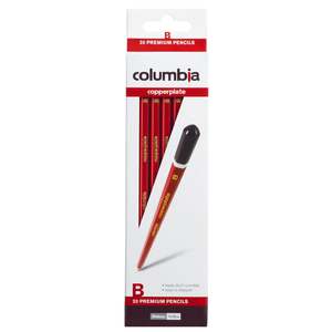 Columbia: B Pencil Columbia Copperplate - Hexagonal 20's Pack