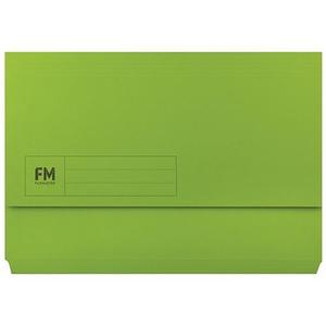 Filemaster: FM Foolscap Document Wallet Green