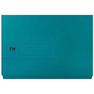 Filemaster: FM Foolscap Document Wallet Blue