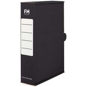 FM Storage Box Black - Foolscap