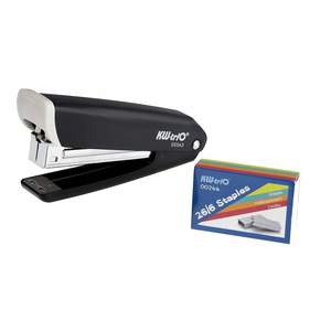 Kw Trio: KW-triO Twist Metal Stapler, 20 Sheet, Black, with Staples