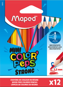 Maped: Maped Strong Mini Colour Pencils 12's pack (862812)