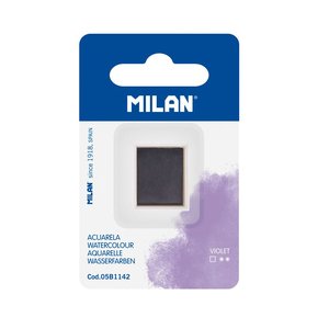 Milan Watercolour Paint Half Pan Refill, Violet