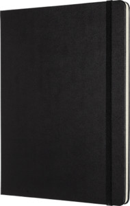 Moleskine Pro Notebook, 190mm x 250mm XL Size, Soft Cover, Black