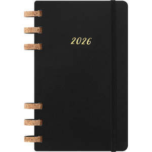 Moleskine: 2026 Moleskine 12 Month Spiral Bound Planner, Soft Cover, 130mm x 210mm, Black