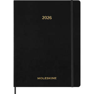 Moleskine: 2026 Moleskine 190mm x 250mm Soft Cover Planner, Month To View, Black